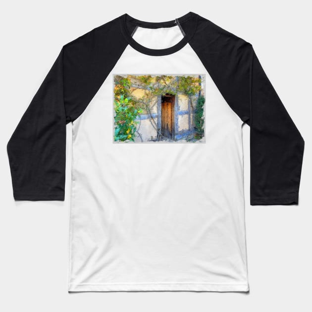 Intriguing Door Baseball T-Shirt by Graz-Photos